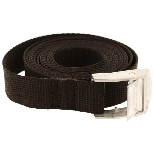 Upevňovací pás 25 mm x 150 cm so striebornou samouzamykacou prackou 250 kg TAP