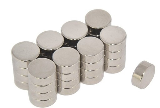 Neodymový magnet 15x3mm Cylindrický silný valec N42