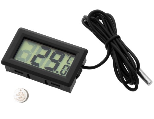 ELEKTRONICKÝ DIGITÁLNY IZBOVÝ TEPLOMER SONDA METER TEPLOTY SNÍMAČ TEPLOTY