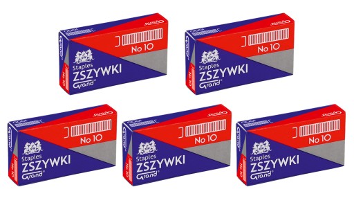 5x Sponky 10/6 Grand 1000ks oceľové malé mini