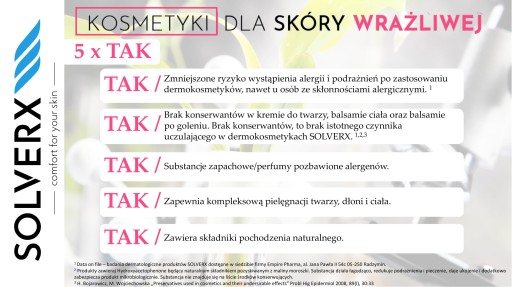 SOLVERX Pleťové tonikum pre ženy s citlivou pokožkou