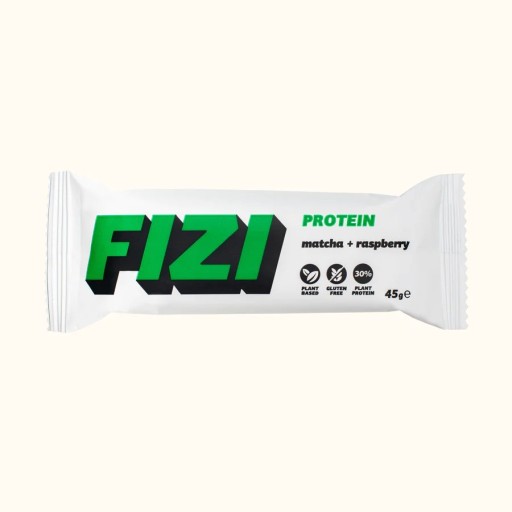 FIZI Proteínová tyčinka Matcha+Malina 45g