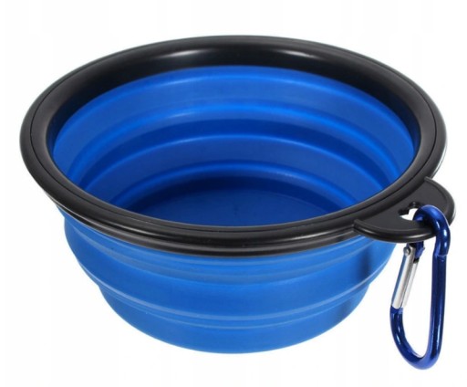 SILIKÓNOVÁ SKLADACIA CESTOVNÁ MISKA PRE PSOV, 13 cm
