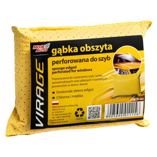 Perforovaná špongia na okná