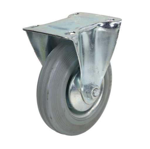 KOLESÁ KOLESÁ plná guma šedá priemer 125mm 100kg