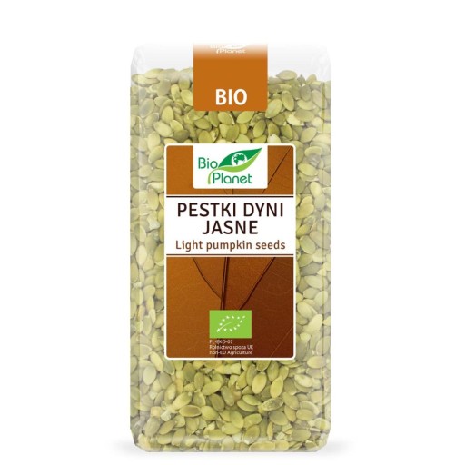 Lúpané svetlé bio tekvicové semienka 350g - Bio Planet