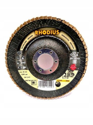 Rhodius JUMBO SPEED - P80 Priemer 125 mm