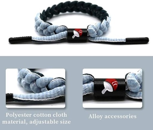 ANIME NARUTO NÁRAMOK BRACELET MODRÝ KOMIKS PUNK
