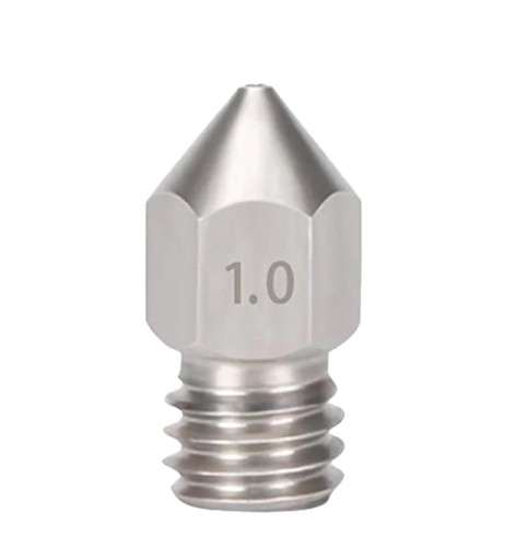 Tryska MK8 z nehrdzavejúcej ocele z nehrdzavejúcej ocele 1,0 mm 1,75 mm M6 Creality Ender