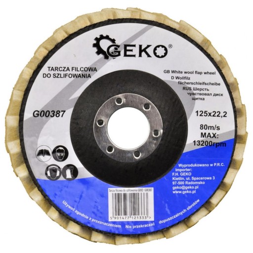KOTÚČ PLSTENÝ 125mm GEKO G00387