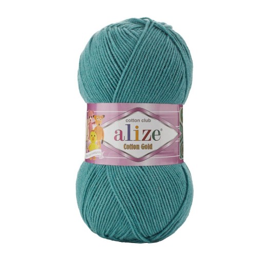 Alize Cotton Gold 156 - tmavá akva