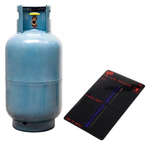 MERAČ HLADINY PLYNU V NÁDOBE LPG S MAGNETOM AK329