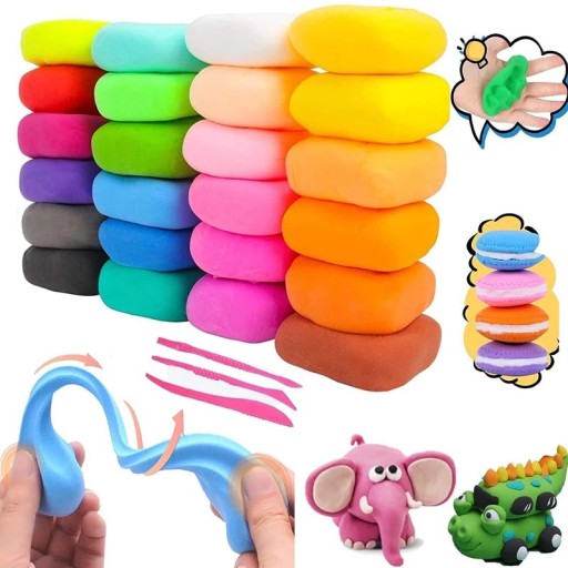 PLASTICINE SENSO CLAY POLYMER FOAM 12 ks