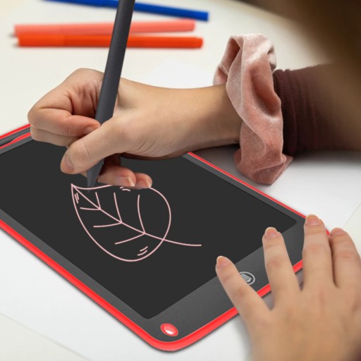 VEĽKÝ GRAFICKÝ TABLET KRESLENIE A PÍSANIE 8,5'' dotykové pero PRE DETI