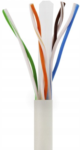 ZLATÝ RJ45 SKÚTENÝ PÁR ETHERNETOVÝ LAN KÁBEL 15m