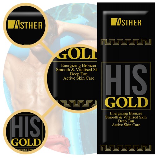 ASTHER JEHO ZLATÝ BRONZER PRE MUŽOV NA OPAĽOVANIE