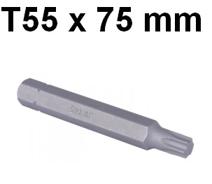 Bit 10mm TORX T55 x 75mm D175T55 Jonnesway
