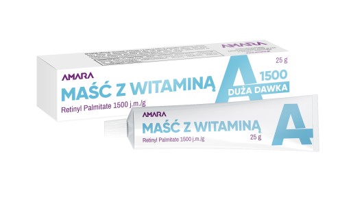 AMARA vitamín A masť na podráždenia 25 ml 25g - OCHRANNÁ - VYSOKÉ DÁVKOVANIE
