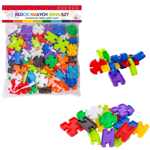 BLOKY MALÉHO GÉNIA - Mini puzzle 92 dielikov