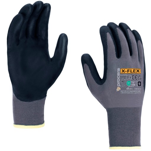 Pracovné rukavice X-FLEX Nitrilová pena FOAM ULTRA PRECISE MAX FLEX