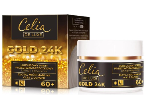 Celia Gold Krém na tvár proti vráskam 60+