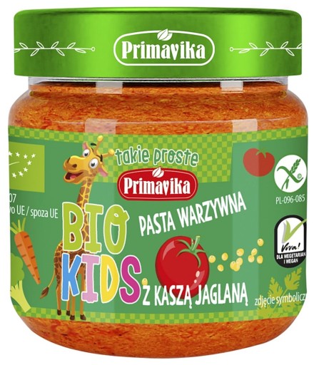 Zeleninová pasta s prosom BIO KIDS 160 g