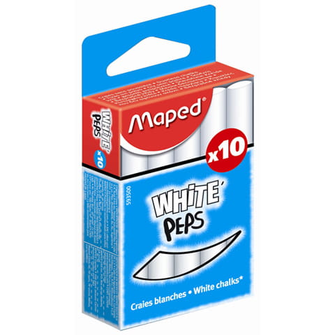 Whitepeps Chalk White 10 kusov 593500 Maped