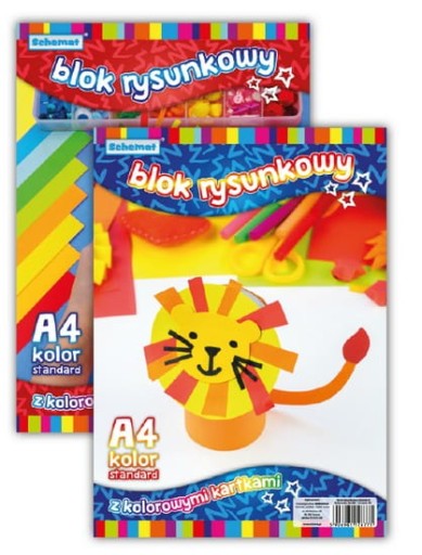 ŠKOLSKÝ BLOK NA KRESLENIE, FARBA A4, 20 listov