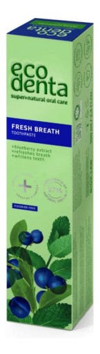 Zubná pasta Ecodenta Fresh Breath Blueberry 100 ml