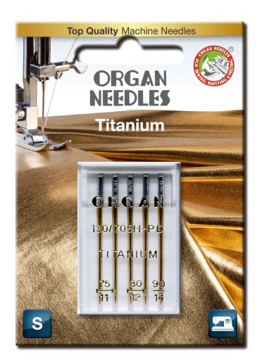 Poloploché ihlice Organ 130/705H TYTAN MIX 75-90 BL
