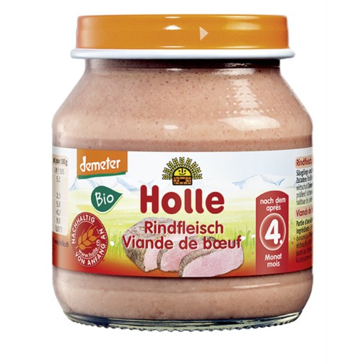 HOVÄDZIE MÄSO BEZ PRIDANÝCH CUKROV, BEZLEPKU OD 5 MESIACOV DEMETER BIO 12
