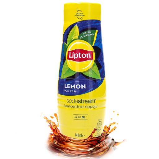 SodaStream Lipton Ice Tea citrónový sirupový koncentrát na sýtenie vody 440 ml