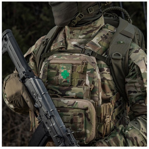 NÁŠIVKA NA VELCRO LUCKY AS CLOVER M-TAC VYŠÍVKA MULTICAM