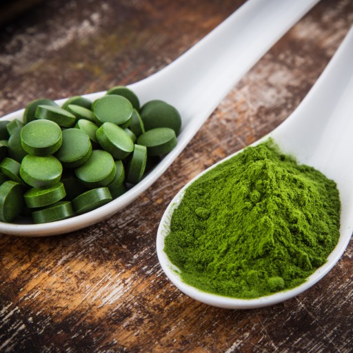 Chlorella prášok, prírodné morské riasy, 100g