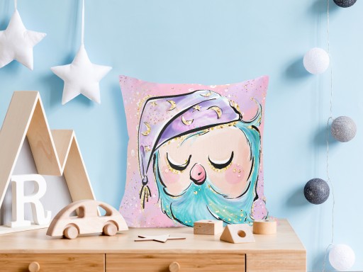Obliečka na vankúš SOVA 45CM 45X45 VEĽKÝ vankúš