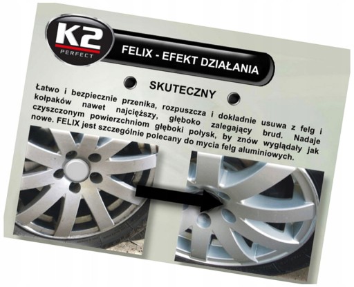 K2 FELIX RIM TEKUTINY UMÝVA RÁFKY A NÁBOJE HIT FV