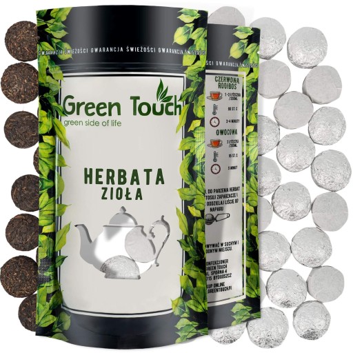 PU-ERH červený čaj, lisovaný, 40g hniezda