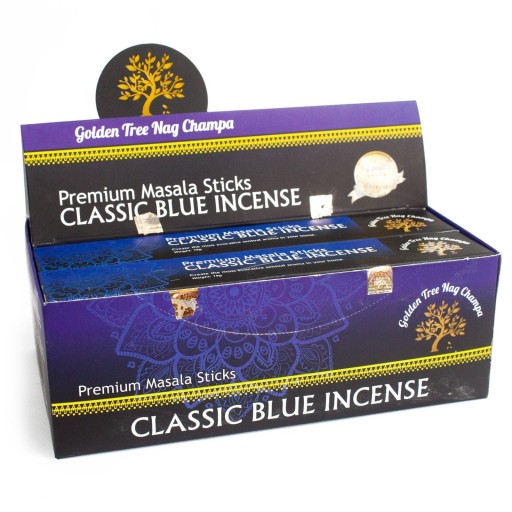 Vonné tyčinky Golden Tree Nag Champa - modré