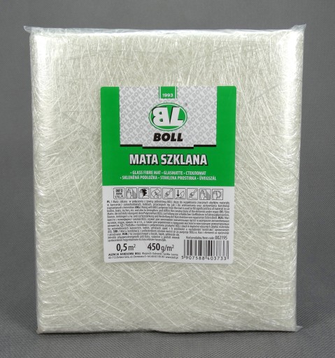 BOLL GLASS MAT VLÁKNO NA ŽIVICU ALEBO Tmel / HMOTNOSŤ: 450g/m2
