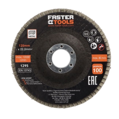EGA DRAUMET Kotúč klapkový 125mm gr.100
