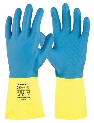 Chemické pracovné rukavice Dlhé 30 cm Ardon Chem Touch 10-XL odolné voči kyselinám