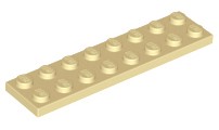 LEGO 3034 TANIER 2x8 piesku NOVINKA (2g)