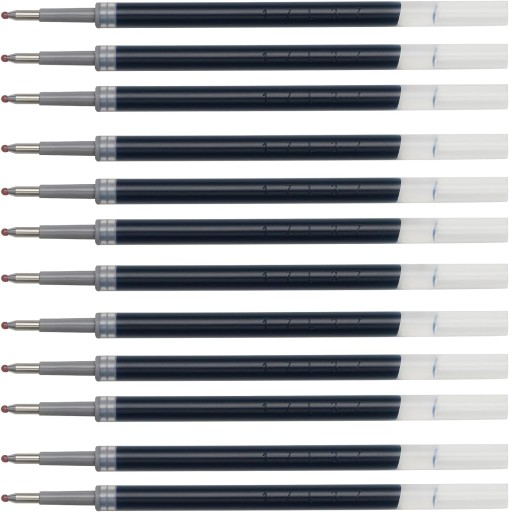 Náplň gélového pera 0,7 mm modrá 12 ks Amazon Basics