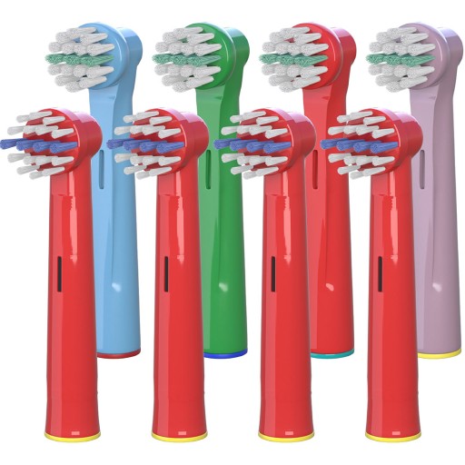 8x DETská hlava na zubnú kefku Braun Oral-B