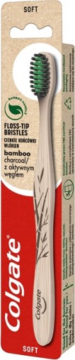 COLGATE Bambusová zubná kefka s mäkkým uhlím, 1 kus