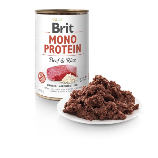 Brit Mono Protein Beef & Rice Mokré krmivo pre psov Hovädzie mäso a ryža 400 g