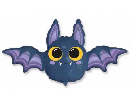 Veľký fóliový balón Funny Bat 62 x 113 cm