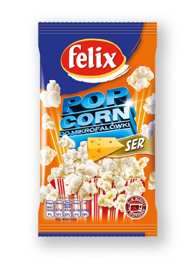 FELIX syrový popcorn do mikrovlnky 90g SYR