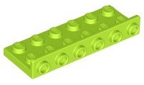 LEGO 64570 BROKEN PLATE limetka NOVINKA (2g)