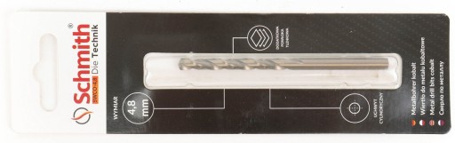 KOBALTOVÝ KOVOVÝ VRTÁK 4,8mm HSS-Co PRE LIATINU SILNÝ SCHMITH